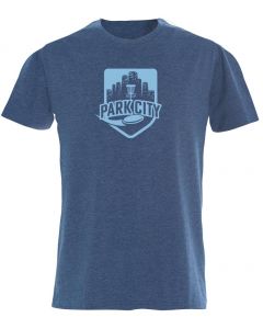 Discgolf T-Shirt Park City blau 